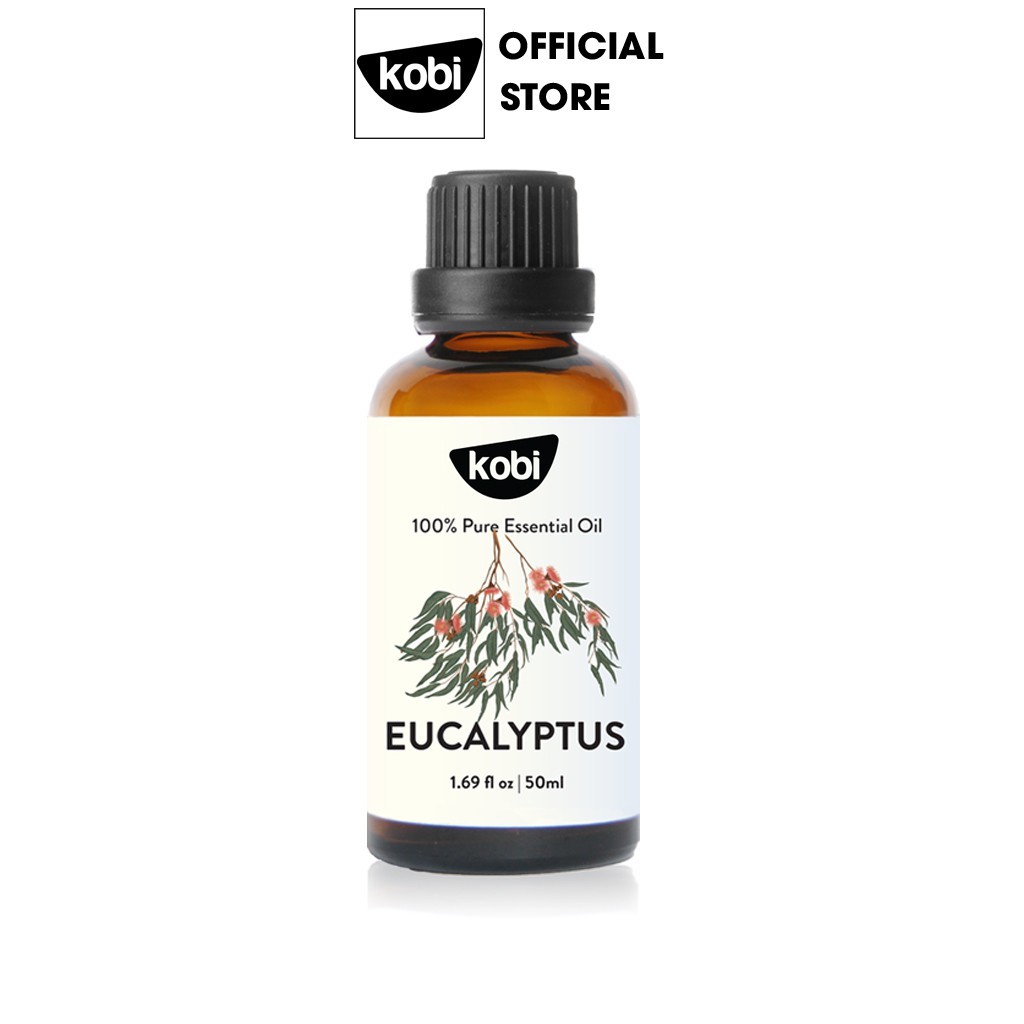 Tinh dầu Khuynh Diệp Kobi Eucalyptus essential oil giúp đuổi muỗi, làm thơm phòng, xả stress hiệu quả - 50ml
