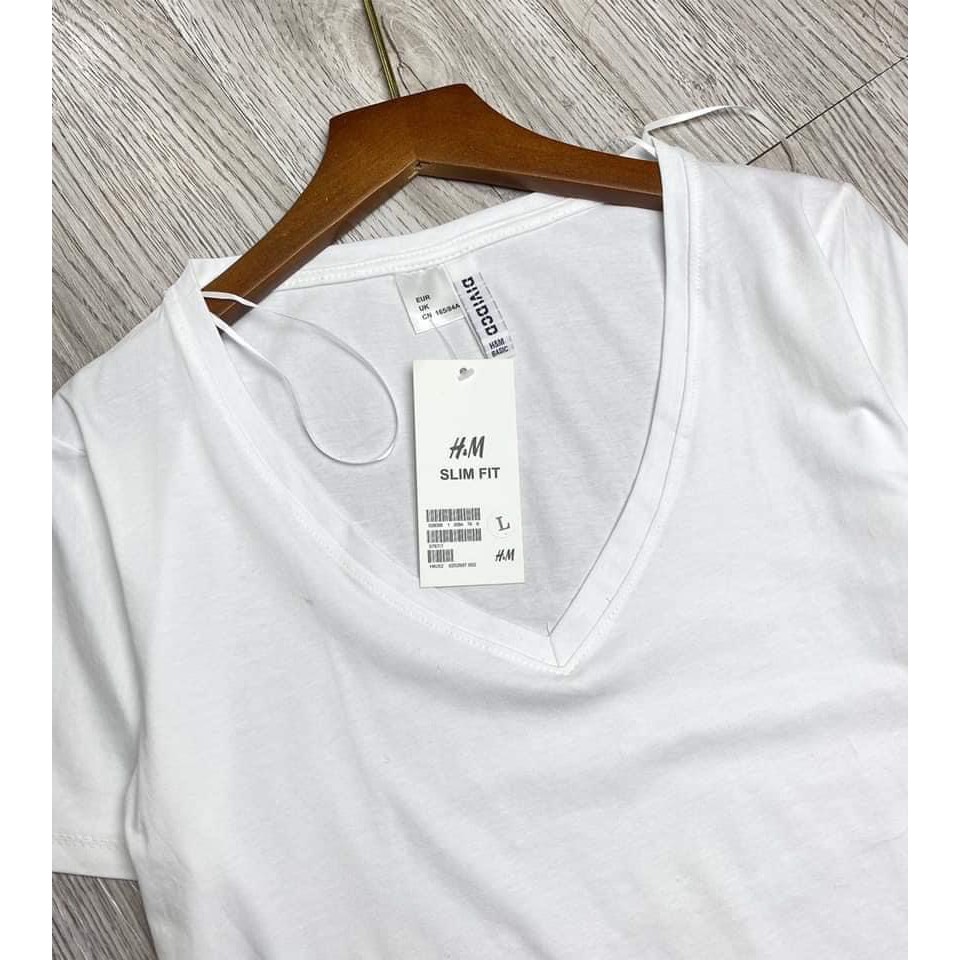 áo cổ tim trơn vnxk