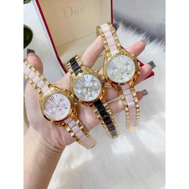 Đồng hồ Michael Kors nữ dây Pha sang trọng quý phái mã MK3344