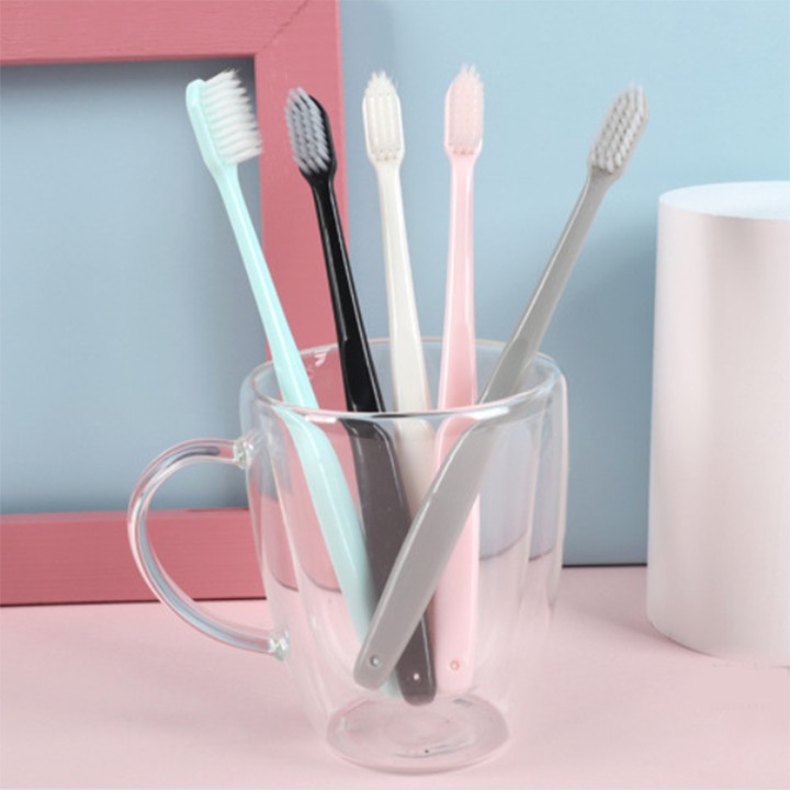 Set 10 bàn chải đánh răng Nhật Bản Muikuro cho trẻ em người lớn