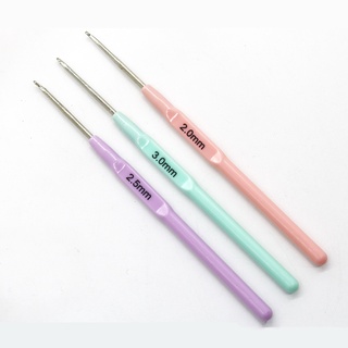 Set 3 kim móc len nhiều màu 2 / 2.5 / 3mm