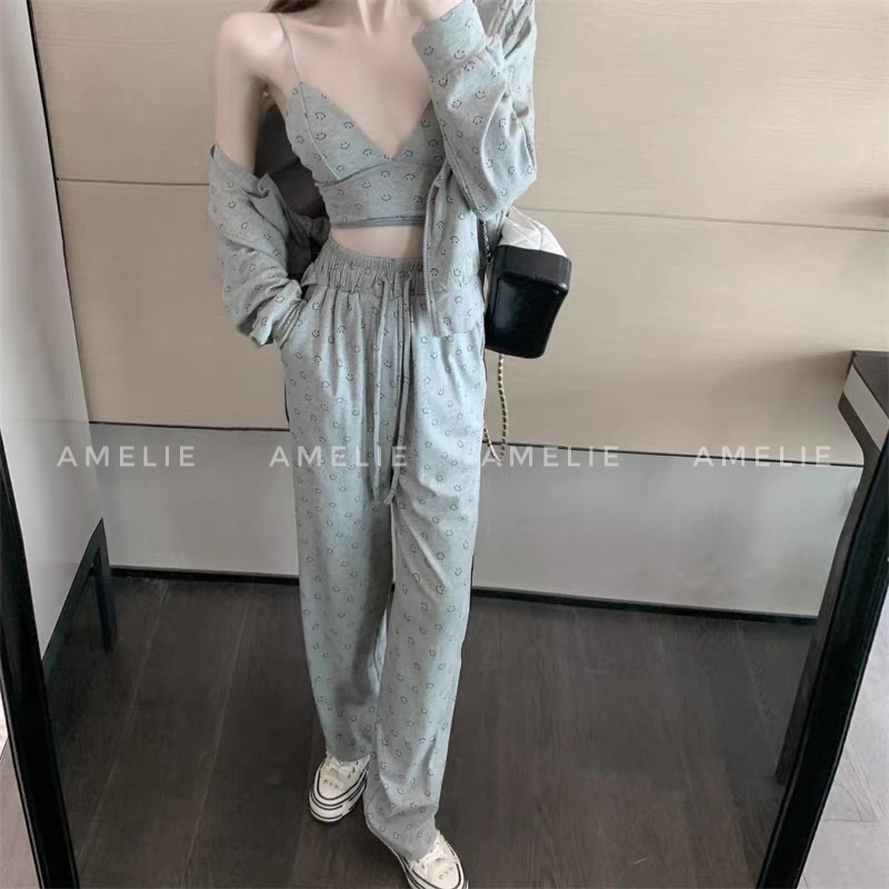 Set thun 3 món in hình mặt cười