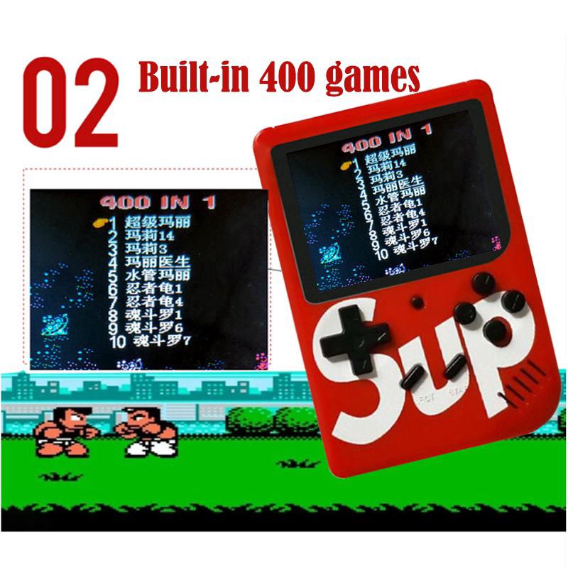 SUP 400 In 1 Handheld Retro Game Console Portable Mini Game Machine For Double Player