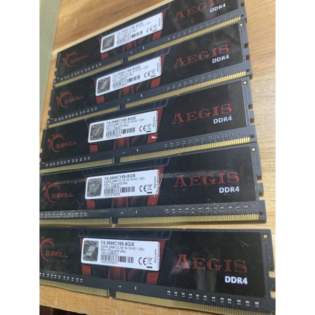 Ram DDR4 G.Skill Aegis(Ripjaws) 8GB - Bus 2133-2400-2660 Tản Nhiệt Lá Và Thép Đẹp Không Kén Main - Vi Tính Bắc Hải