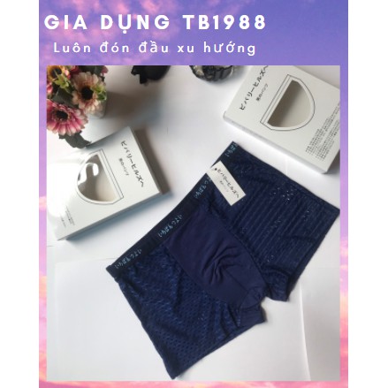 Quần Lót Đùi Nam Thông Hơi Có Hộp Sang Trọng và Mã QR
