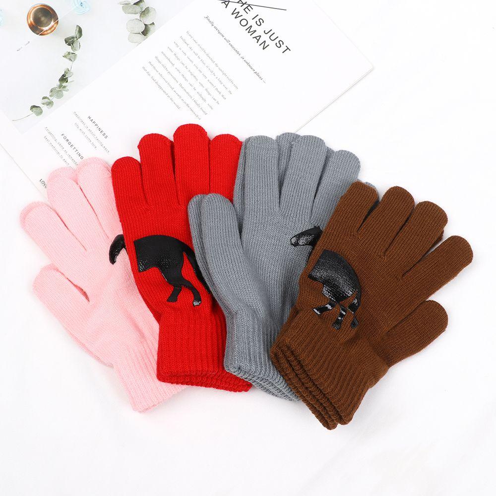 LAYOR1 Găng Tay Dày Mềm Mại Ấm Áp Thời Trang LAYOR1