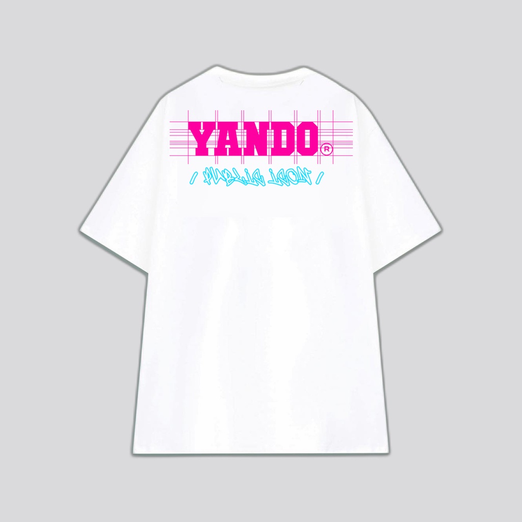 Áo Thun Tay Lỡ Nam Nữ Form Rộng YANDO OUTFITS AT0058 PUBLISH ICON Cotton 2 Chiều