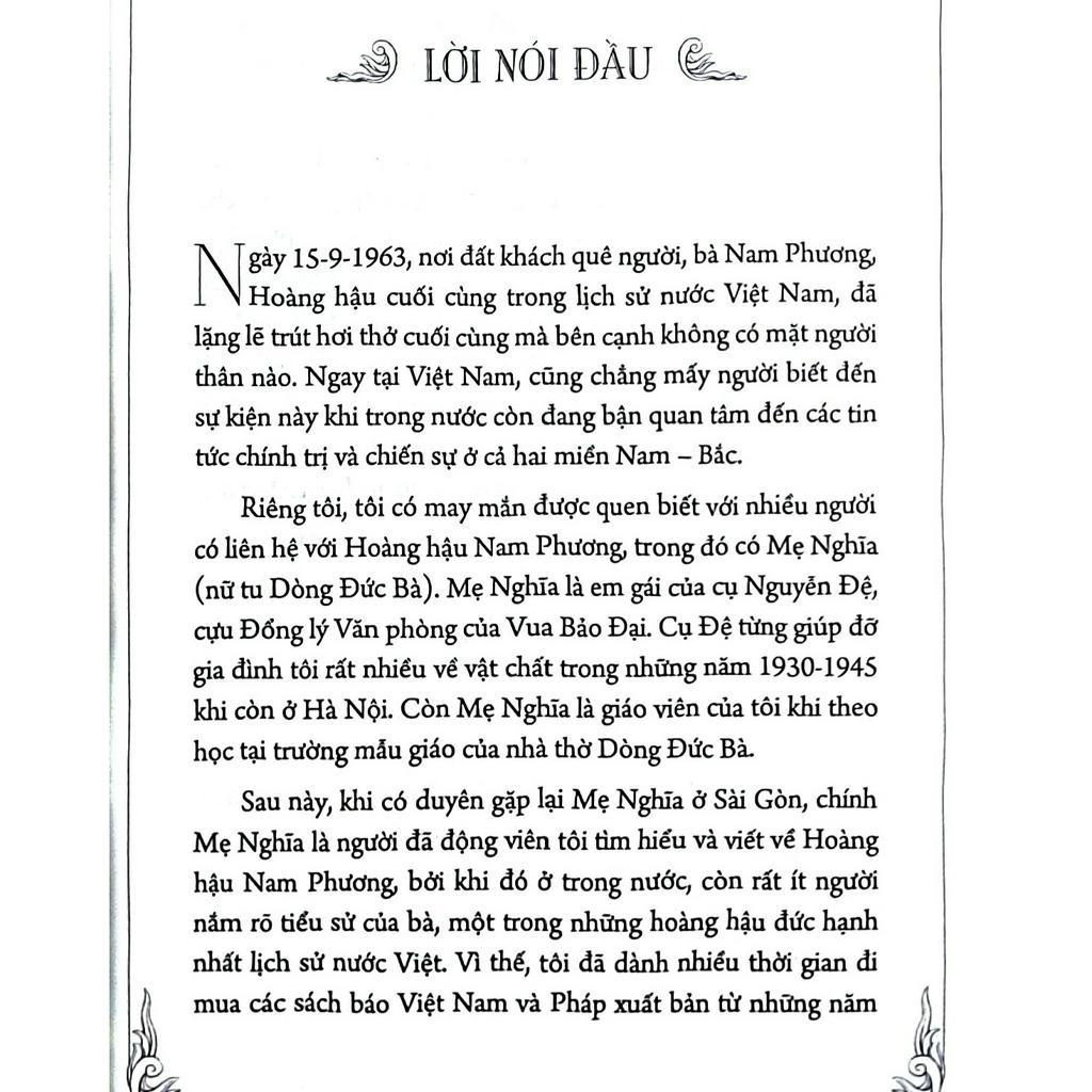 Sách - Nam Phương hoàng hậu cuối cùng - Lý Nhân Phan Thứ Lang