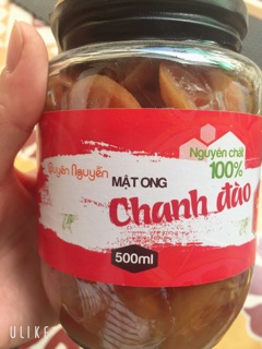 Chanh đào ngâm mật ong