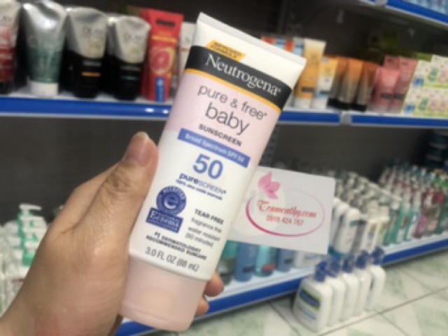 Kem chống nắng pure and free baby spf50