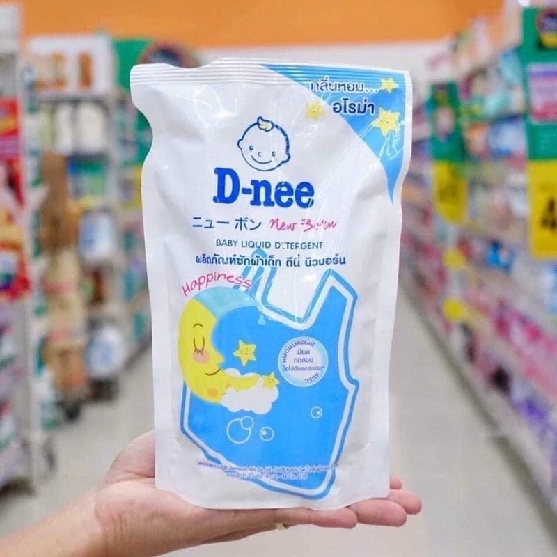 Nước giặt xả Dnee Túi 600ml Siêu Thơm, Giữ Mùi Hương Lâu Cho Quần Áo Bé