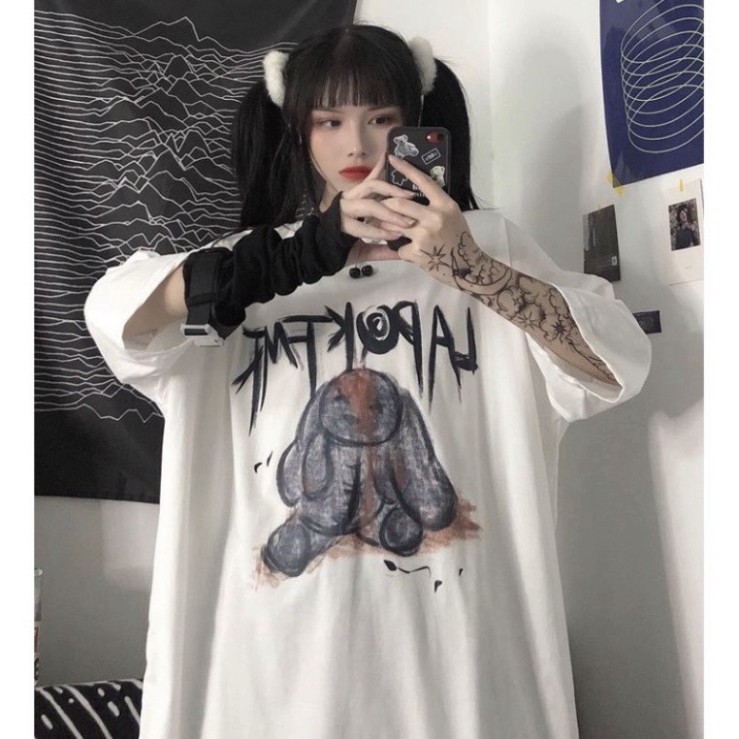 Áo thun tay lỡ Unisex, áo phông form rộng M419 KL SHOP HNSHOP