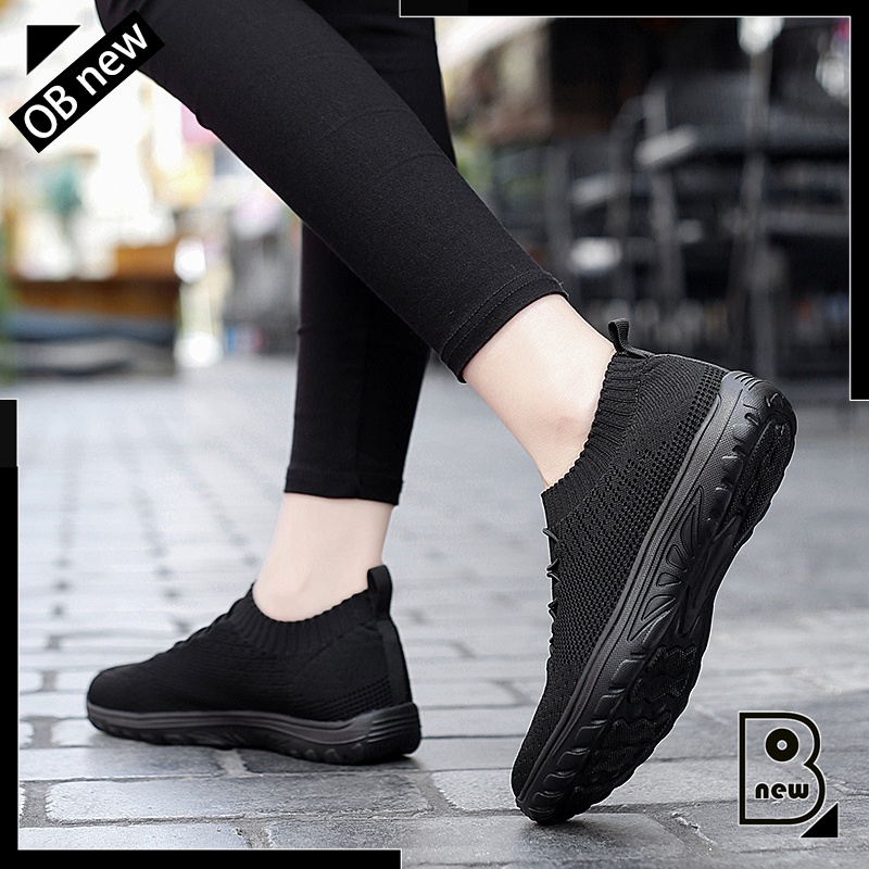 Giày Thể Thao Nữ Đế Bằng Thoáng Khí Size 35-43