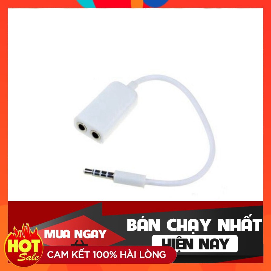 [FREESHIP] Jack chia loa, tai nghe ngõ audio 3.5 từ 1 ra 2 - Hàng chất lượng, cam kết giá tốt nhất miền nam - Hàng chất 