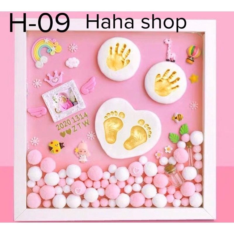 Khung in dấu tay chân cho bé