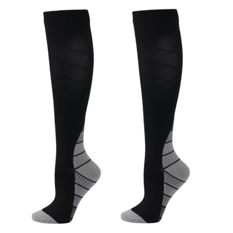 Youyo Vớ Nén Co Giãn Cao Đến Đầu Gối Màu Gradient Dùng Khi Chạy Xe Đạp / Chạy Bộ