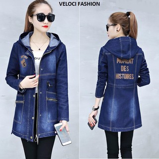 CAO CẤP Áo Khoác Jean Nữ 3871
