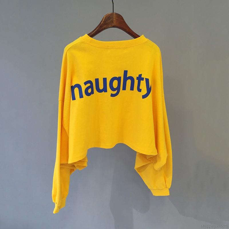 Áo Thun Sweater Cổ Tròn Phong Cách Trẻ Trung Thời Trang Mùa Thu Cho Nữ