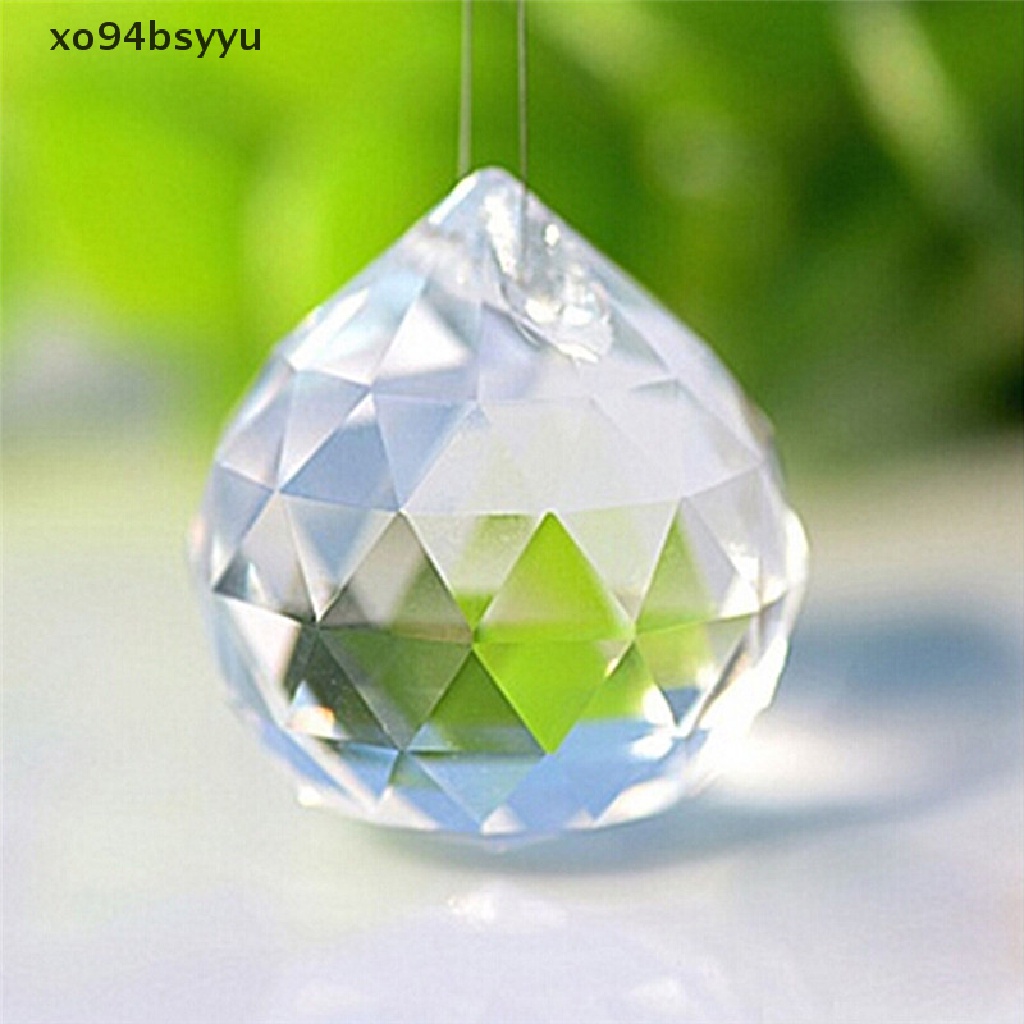 Quả Cầu Pha Lê Trong Suốt 20mm Xo94Bsyu Dùng Trang Trí Rèm Cửa / Tiệc Cưới