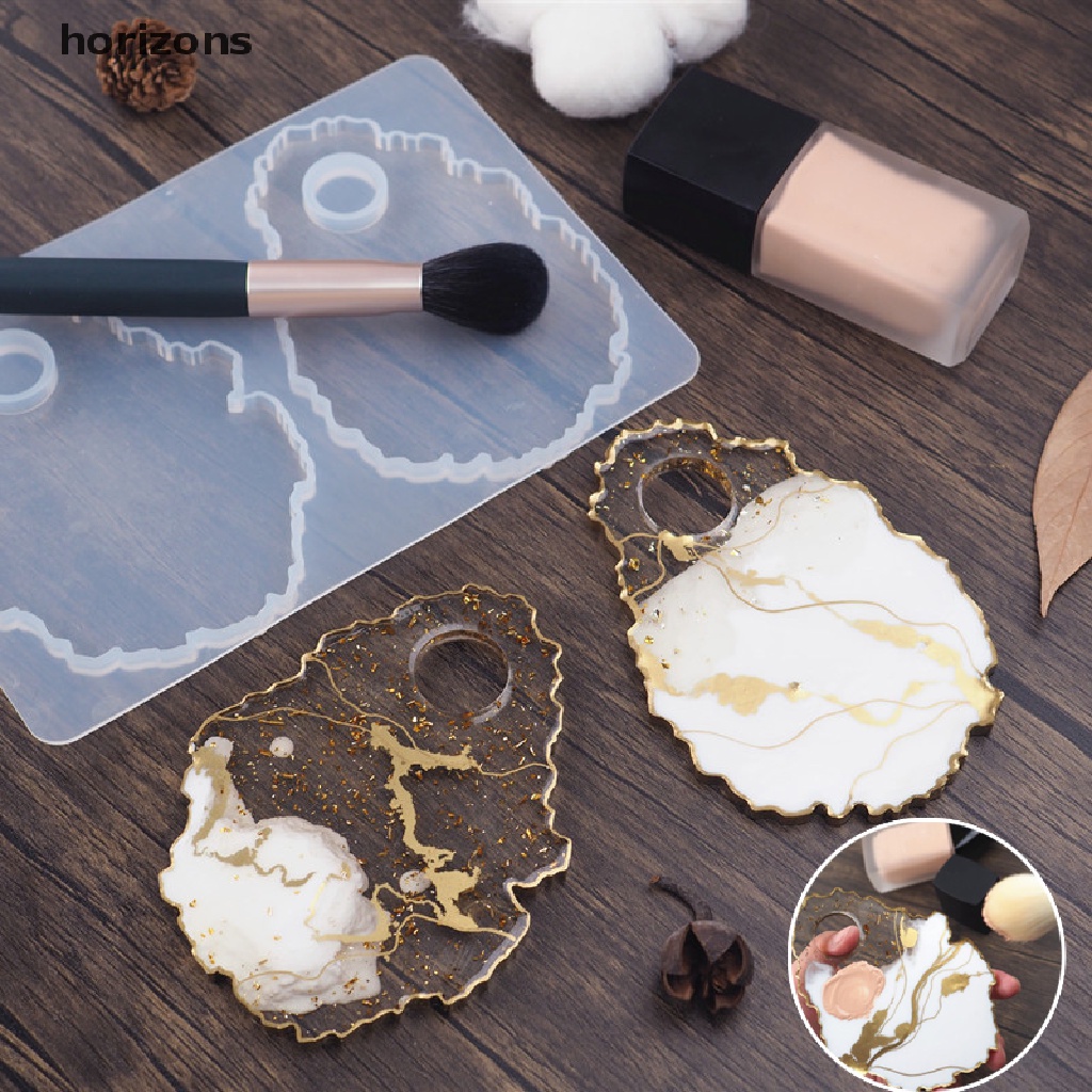 Khuôn Silicone Làm Bảng Pha Màu Epoxy Resin DIY