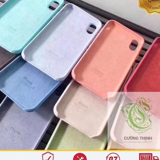 Ốp iphone Chống Bẩn Logo Táo CÓ LÓT NỈ  6/ 6s/ 6 plus/ 6s plus /7 / 8/ 7 plus/ 8 plus  / XS MAX