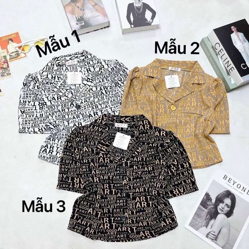 ÁO KIỂU THIẾT KẾ FORM NGẮN