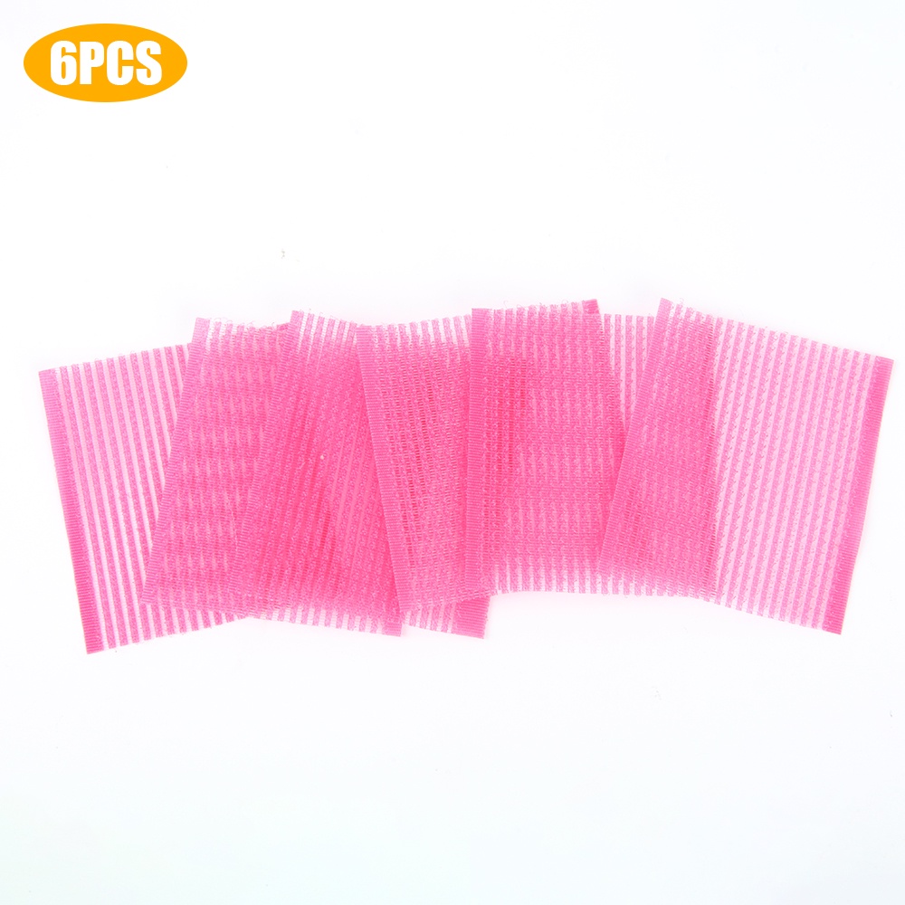 Bộ 6 Miếng Dán Tóc Hình Vuông Dễ Thương Cho Nữ