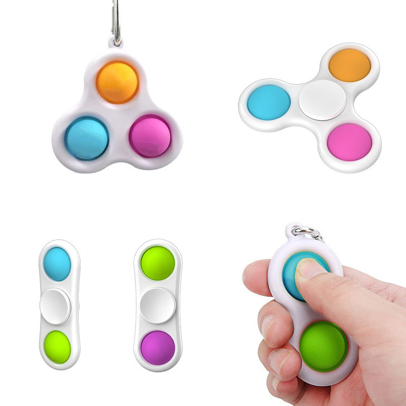 Đồ chơi bóng bóp Spinner nhiều màu dùng để giải tỏa căng thẳng