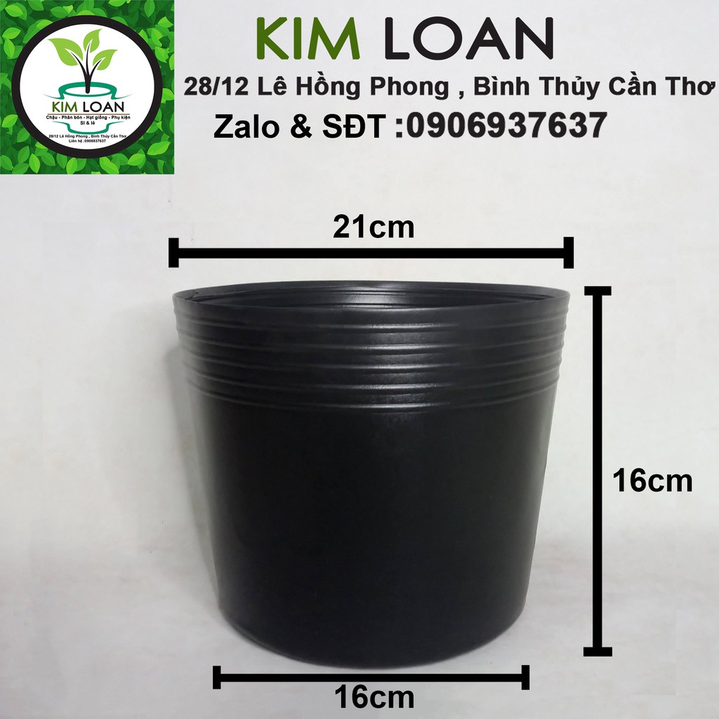 Combo 100 chậu nhựa mềm C9 21x16cm dày và bền