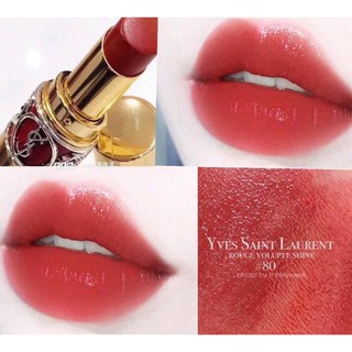Son YSL đỏ cam đất