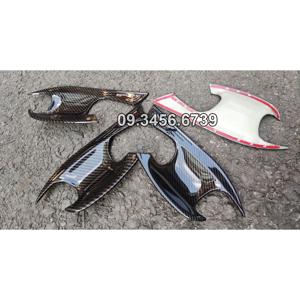 Ốp Tay Hõm Cửa Xe Kia Seltos 2020 2021 Mẫu CARBON cao cấp