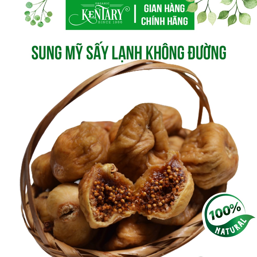 Sung Mỹ Sấy Lạnh Không Đường Kentary - Ăn Vặt Healthy - Túi 100g