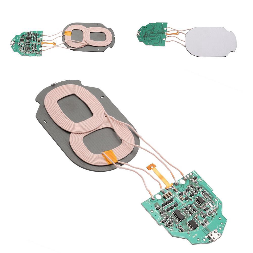 Bo Mạch Sạc Nhanh Không Dây K8e7 2 Cuộn Dây Xanh Lá