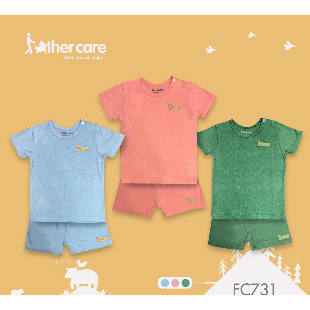 Bộ Quần áo FatherCare Cài vai CT - Trơn FC731