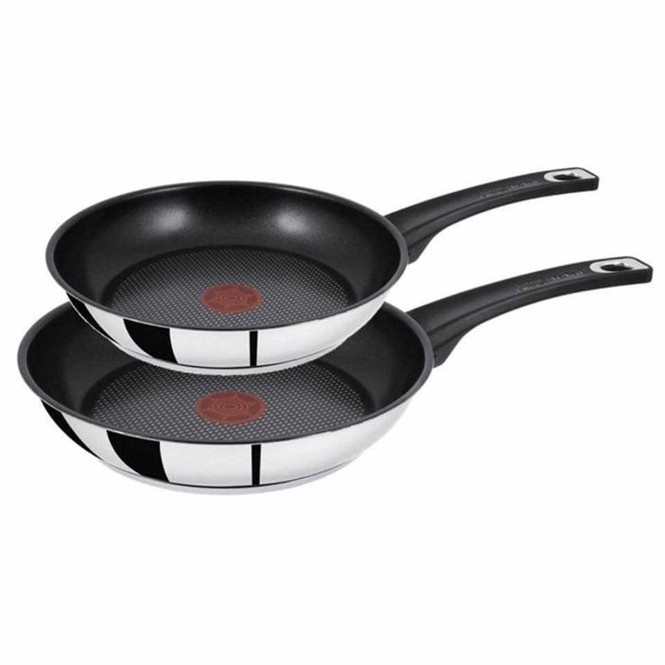 Set 2 chảo Tefal Jamie Oliver Titanium 20-26 cm 7 lớp siêu chống dính [nhập Đức chính hãng]