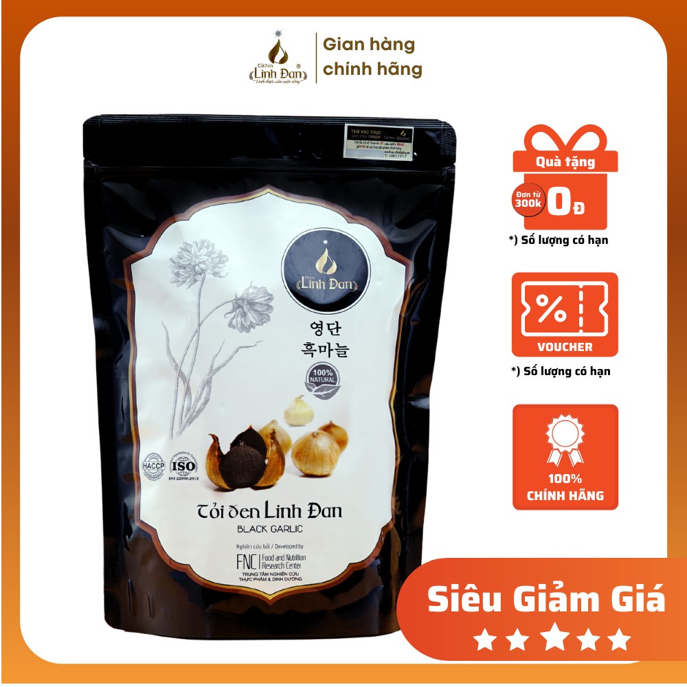 TỎI ĐEN CÔ ĐƠN 1 NHÁNH GÓI 500G LÊN MEN 60 NGÀY TĂNG ĐỀ KHÁNG DẺO NGỌT THƠM