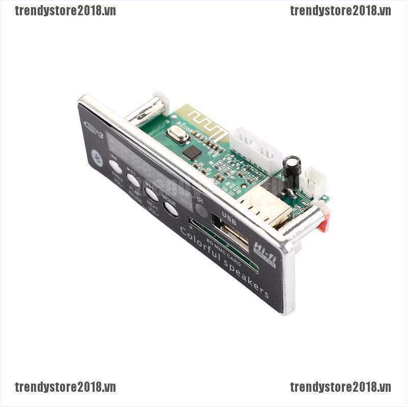 TREND BT SD USB FM Aux Radio MP3 Player Integrated Car USB Bluetooth MP3 Decoder Board