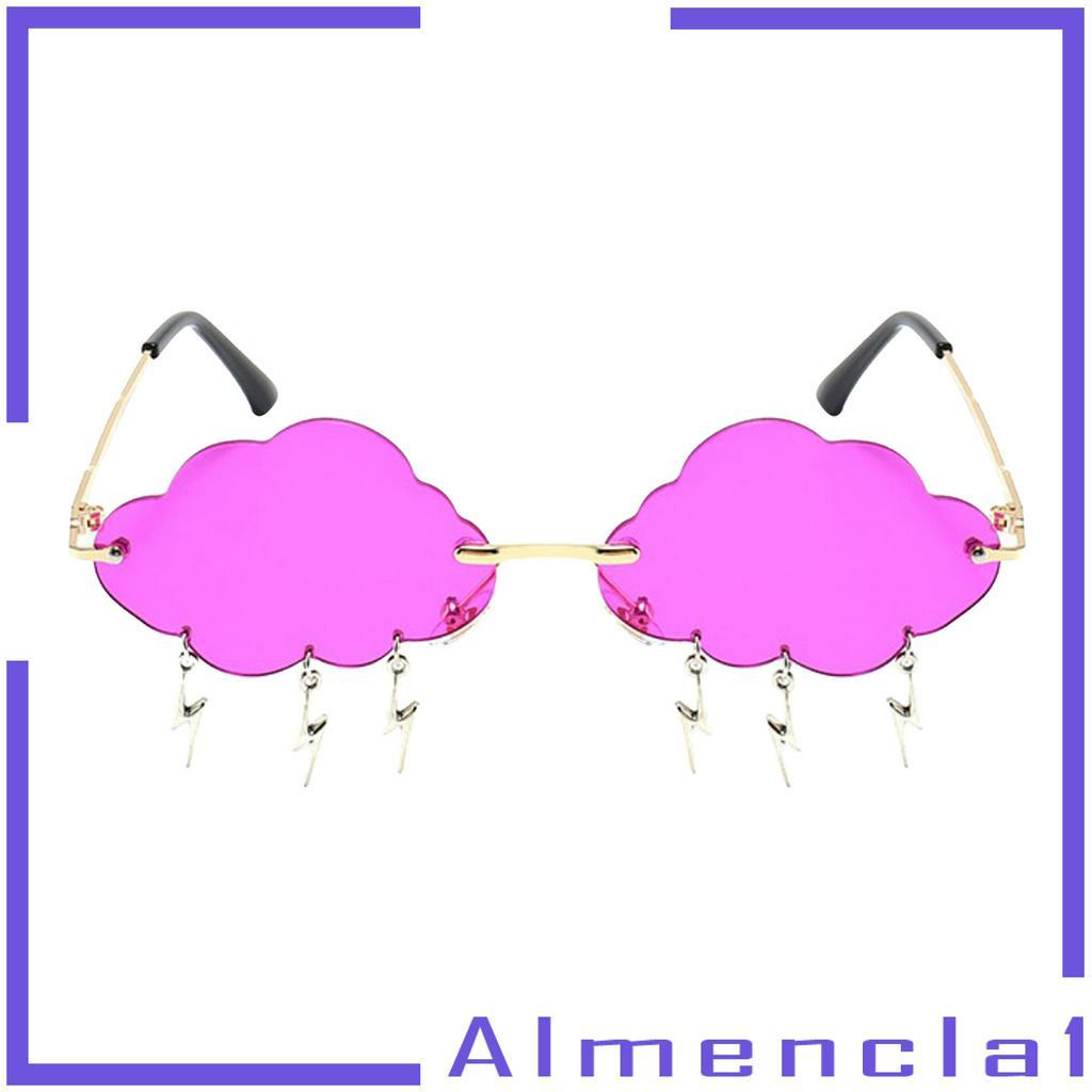 Kính Mát Hình Đám Mây Có Dây Tua Rua