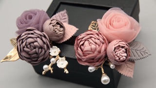 Hoa chùm cài áo handmade