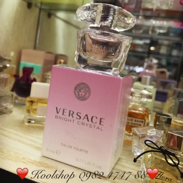 Mini 5ml nước hoa nữ Versace Bright Crystal EDT