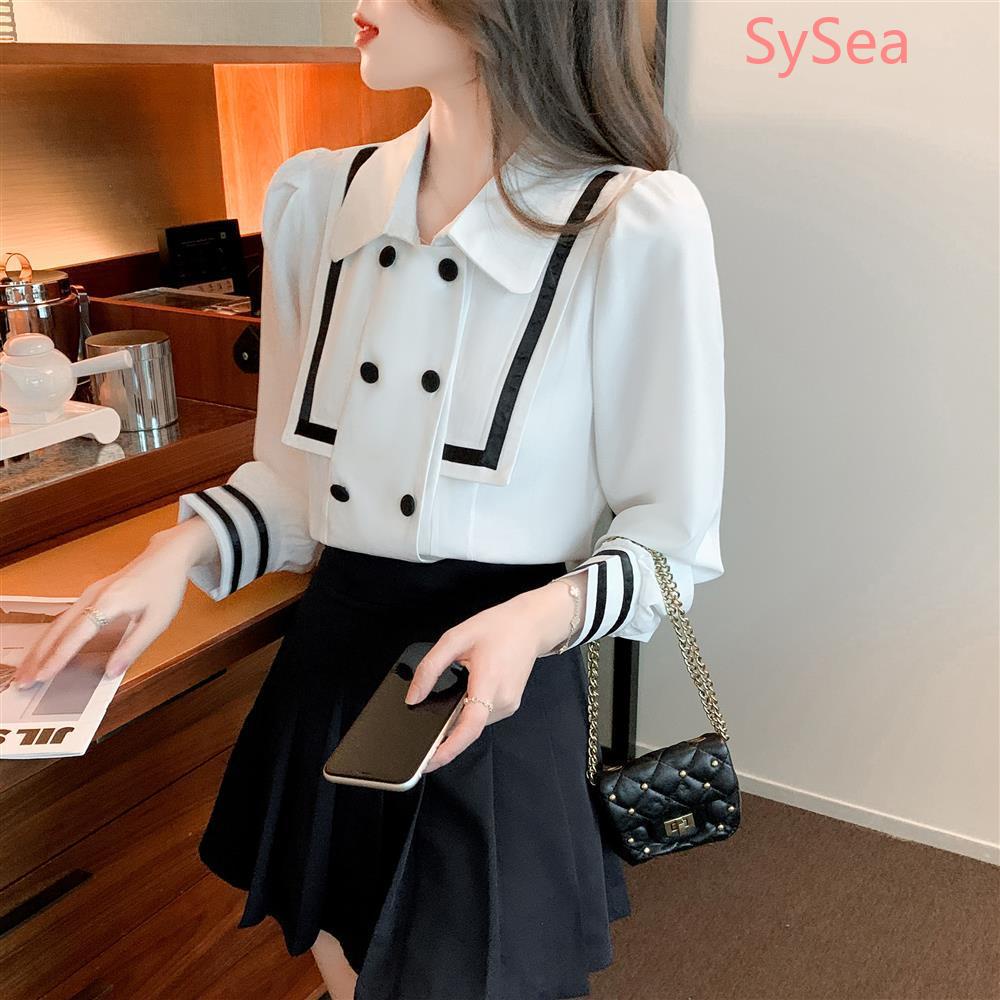 Áo Sơ Mi Voan Plus size Thanh Lịch Theo Phong Cách Mùa Thu Dành Cho Nữ