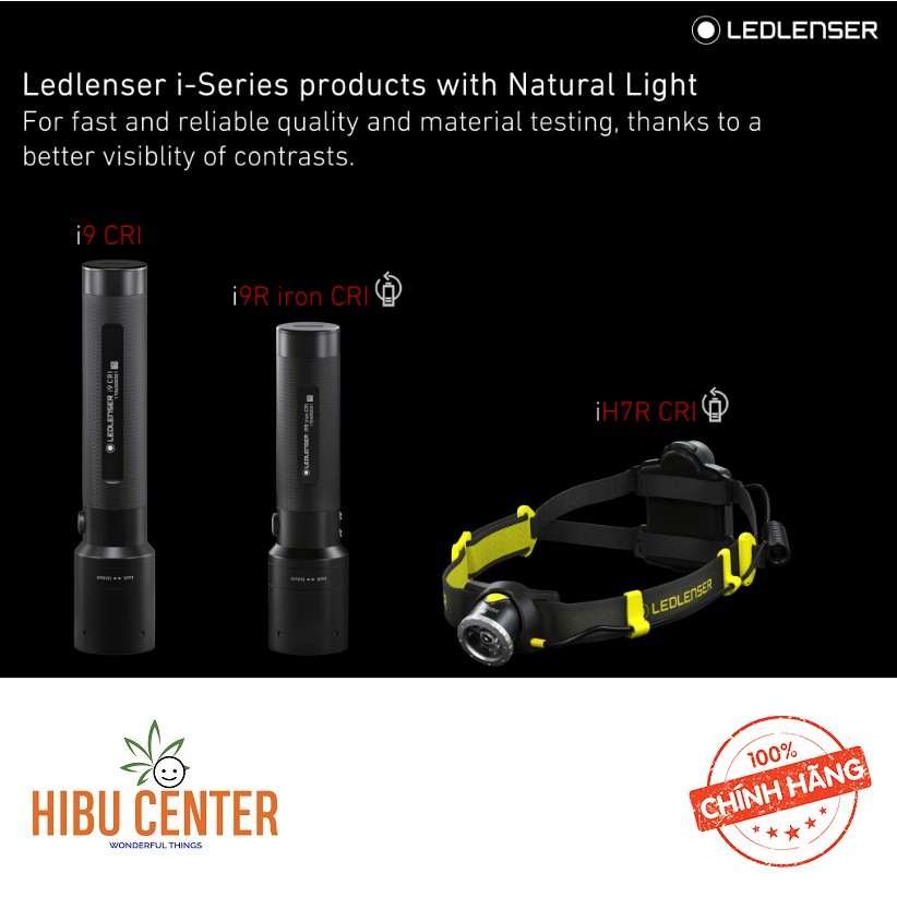 Đèn Pin Sạc Công Nghiệp LEDLENSER I9R IRON CRI - 500 Lumens - HIBUCENTER