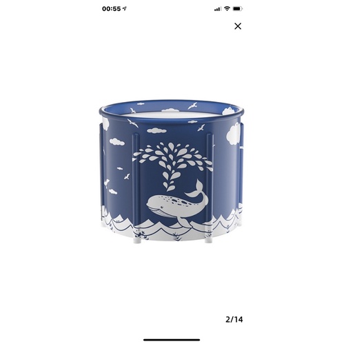 Bồn tắm gấp gọn 8 chân chắc chắn (freeship)