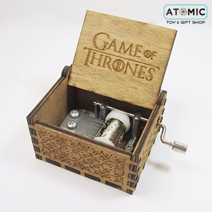 Hộp Nhạc Phim Game Of Thrones - Hộp Nhạc Gỗ Cơ Quay Tay Mini & Cổ Điển