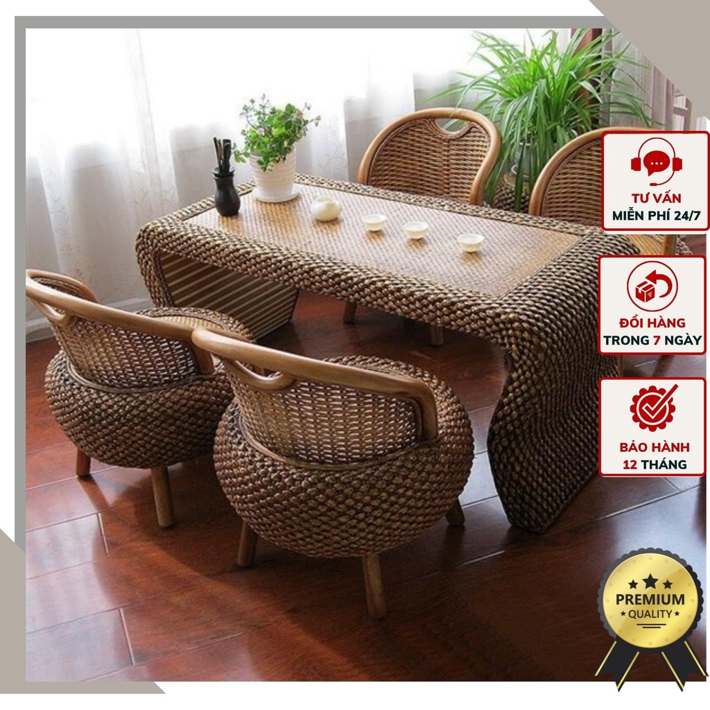 Bộ bàn ghế mây - bộ bàn ghế thư giãn BGM-02