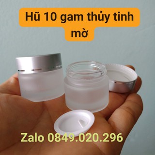 Lọ chiết mỹ phẩm 10 gam thủy tinh phun mờ Siêu Đẹp
