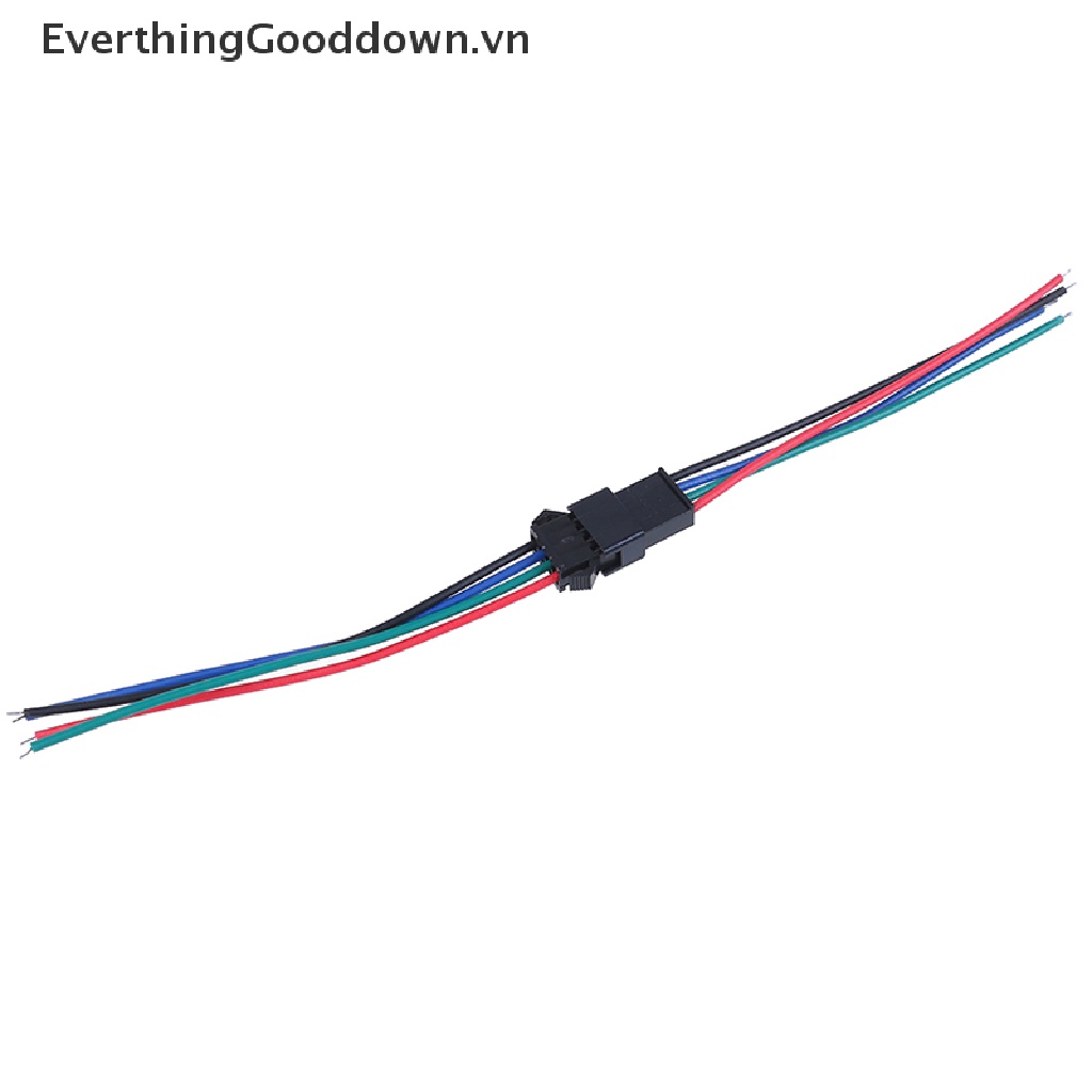 Set 5 Cặp Đầu Nối Dây Đèn LED 20cm 20cm 2Pin 3Pin 4Pin Chuyên Dụng