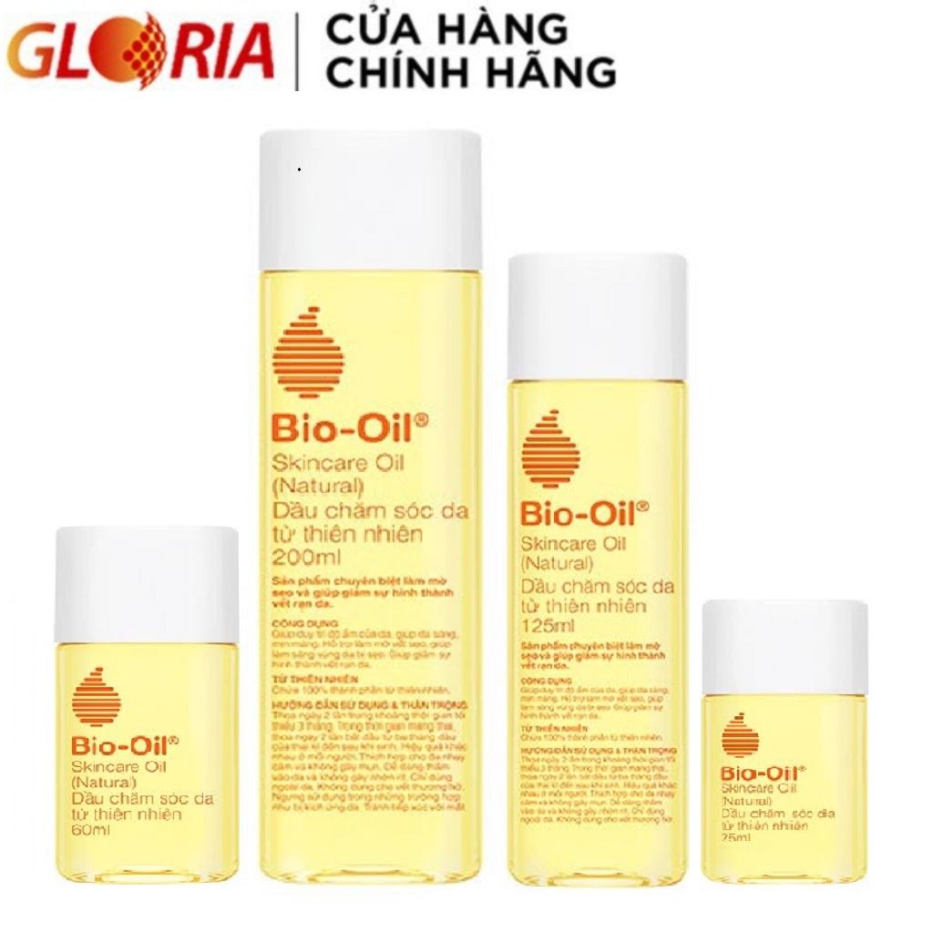 [Mã COSGLORIAT4 -8% đơn 250K] Dầu Chăm Sóc Da Từ Thiên Nhiên Bio Oil Skincare Natural 200ml