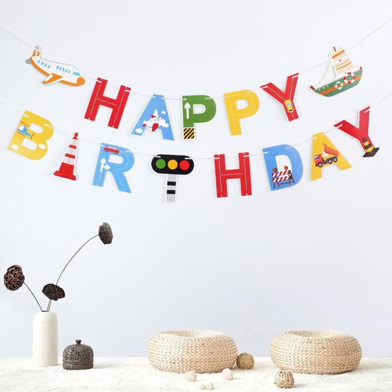 Dây chữ HAPPY BIRTHDAY trang trí sinh nhật bé trai