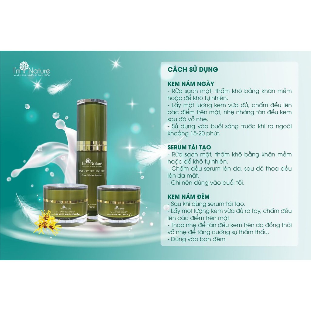 (+Quà) Bộ Vua Kem Nám I’M NATURE - Da Sáng Hồng Đẹp Rạng Rỡ Sau 15 Ngày | BigBuy360 - bigbuy360.vn